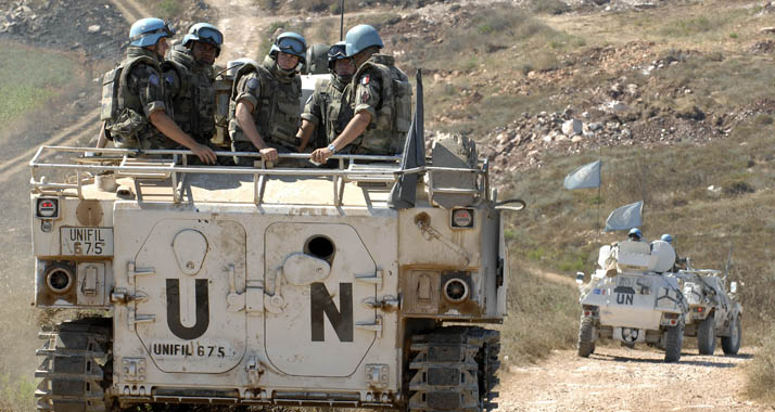 UNIFIL-Soldaten auf Patrouille im Südlibanon