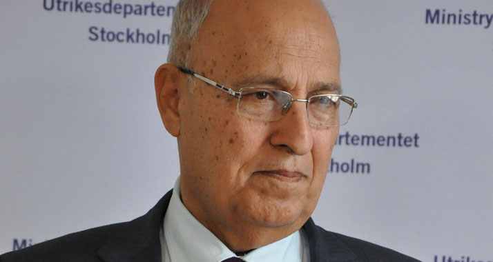 Frustriert über den Nahostkonflikt: Nabil Scha'ath