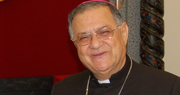 Der Lateinische Patriarch Fuad Twal ist für katholische Christen im Heiligen Land zuständig. Mit Israel ist er unzufrieden.