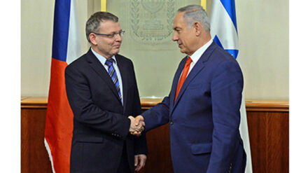 Tschechiens Außenminister Lubomir Zaoralek und Premier Netanjahu trafen in Jerusalem zusammen