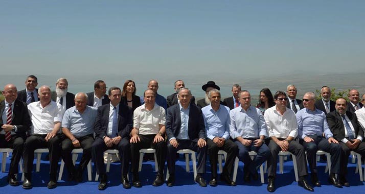 Bei der Kabinettssitzung auf dem Golan hatte Netanjahu erklärt, Israel werde das Gebiet nicht an Syrien zurückgeben