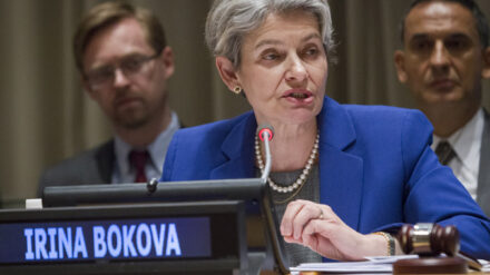 Nicht einverstanden mit der UNESCO-Resolution: Irina Bokova