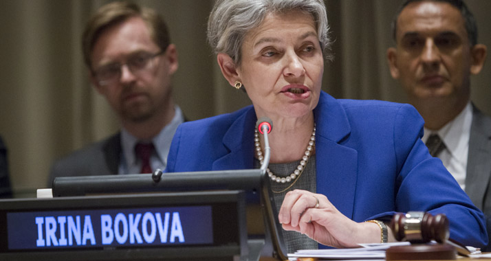 Nicht einverstanden mit der UNESCO-Resolution: Irina Bokova