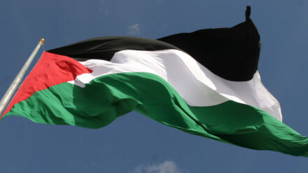 Wird zum Zankapfel: die palästinensische Flagge