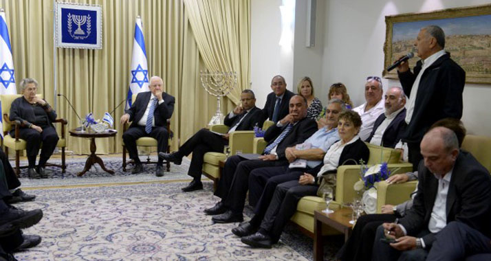 Die Hinterbliebenen sind dankbar für den Einsatz von Staatspräsident Rivlin