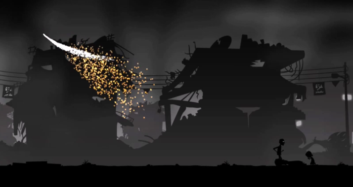 Im Videospiel „Liyla und die Schatten des Krieges“ steuert der Spieler Menschen, die vor Bomben fliehen