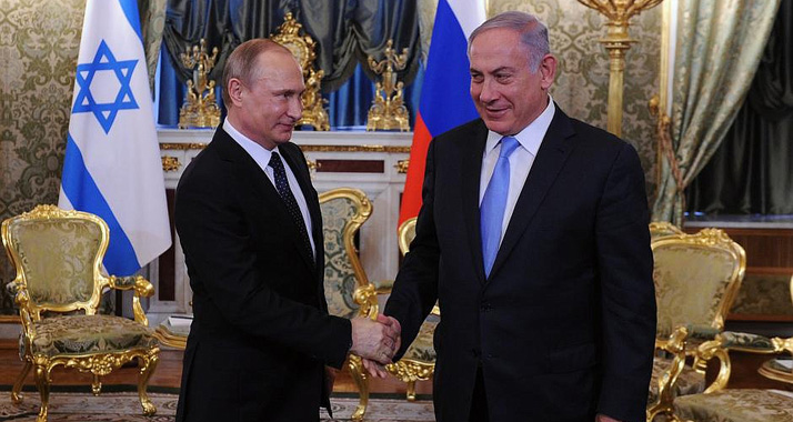 Die beiden Staatsmänner Putin und Netanjahu haben sich am Dienstag im Kreml getroffen