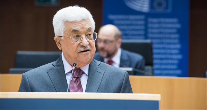 Der palästinesische Präsident Mahmud Abbas hat am Donnerstag im EU-Parlament gesprochen