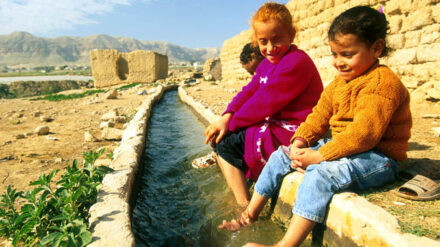 Knappes Gut: Wasser im Westjordanland