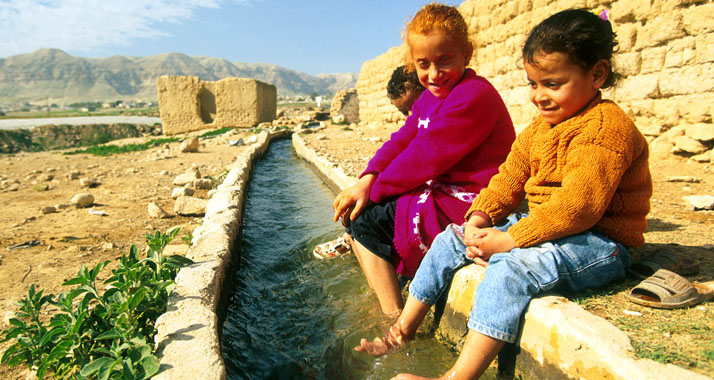 Knappes Gut: Wasser im Westjordanland