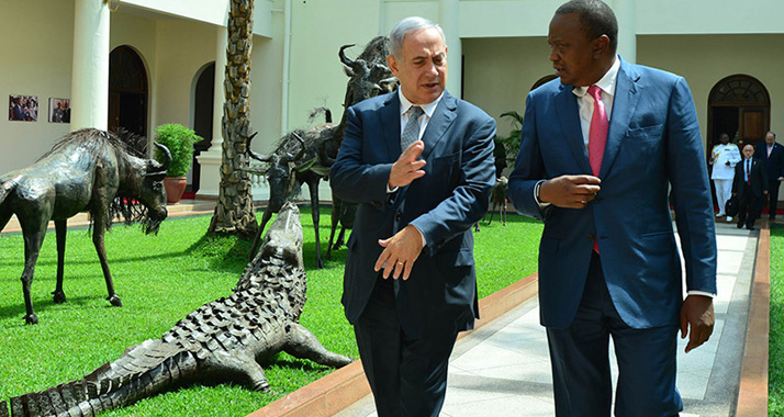 Dank für kenianische Hilfe bei Entebbe-Mission: Benjamin Netanjahu mit Präsident Uhuru Kenyatta