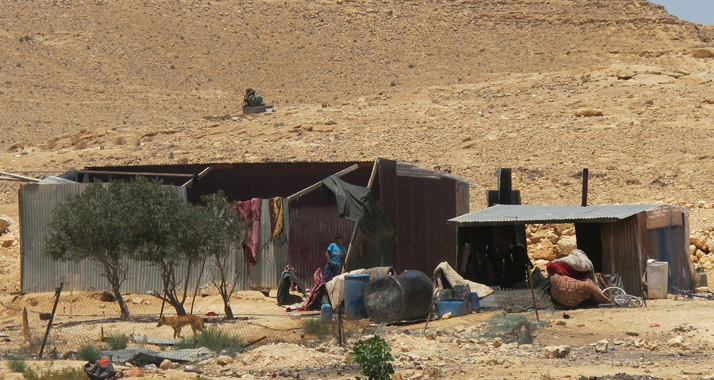Viele Beduinen in der südisraelischen Wüste Negev leben in illegal errichteten Ansiedlungen