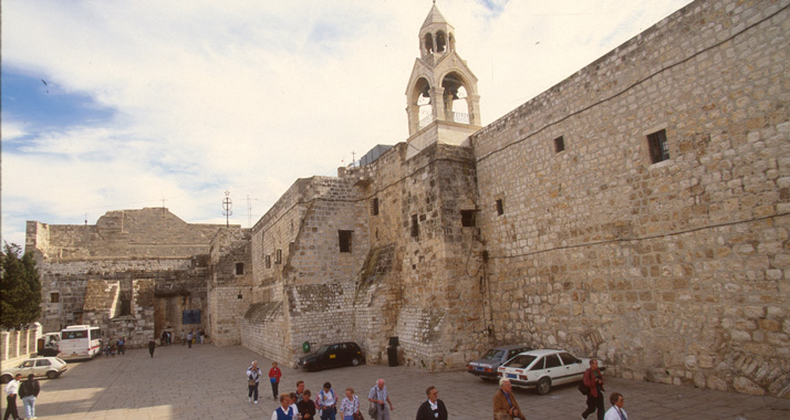 Die Geburtskirche in Bethlehem wird seit 2013 renoviert