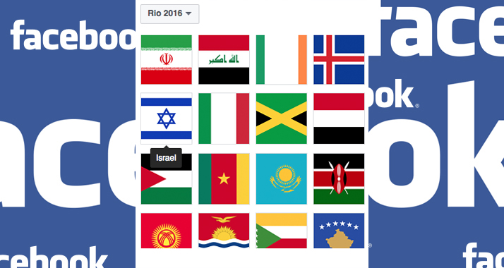 Alles wieder in Ordnung: Israel wird bei Facebook wie jeder andere Olympia-Teilnehmer behandelt.
