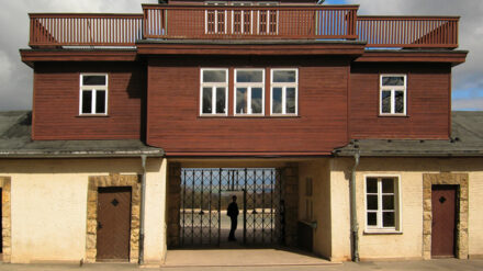 Das Tor zum ehemaligen Konzentrationslager Buchenwald
