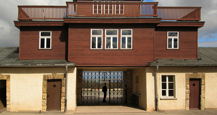 Das Tor zum ehemaligen Konzentrationslager Buchenwald
