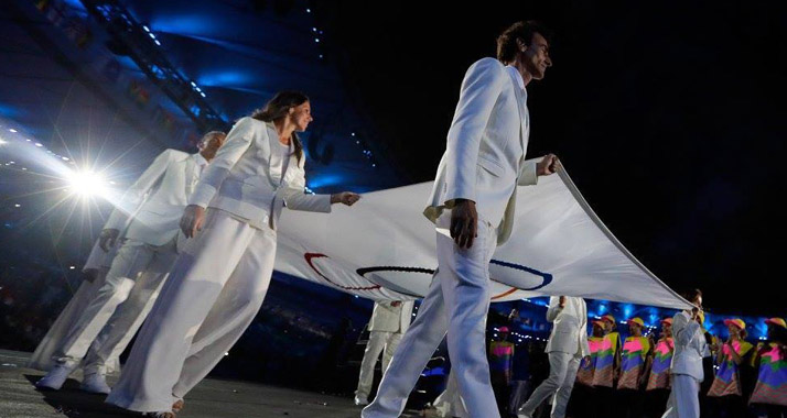Die Israelis kamen trotz eines Hindernisses zur Eröffnungsfeier der Olympischen Spiele