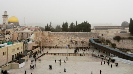 Die Klagemauer unter israelischer, der Tempelberg unter palästinensischer Souveränität – das ist eine Idee zur Aufteilung bei einer Zwei-Staaten-Lösung