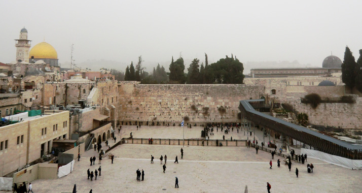 Die Klagemauer unter israelischer, der Tempelberg unter palästinensischer Souveränität – das ist eine Idee zur Aufteilung bei einer Zwei-Staaten-Lösung