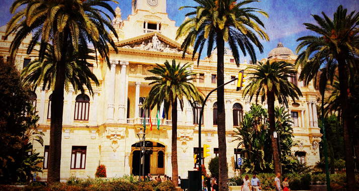 Das Rathaus der Provinzhauptstadt Málaga: Nicht in diesem Haus, sondern im 40 Kilometer entfernten Vélez-Málaga hat sich der Gemeinderat für den Boykott Israels ausgesprochen