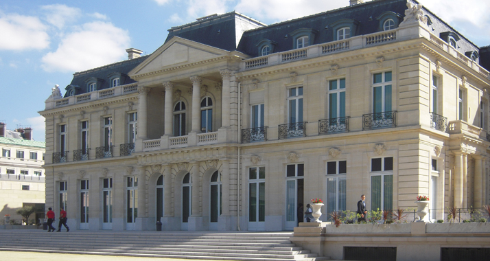 Das Schloss La Muette in Pari:s Hier hat die OECD ihren Sitz