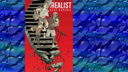 „Der Realist“-Cover: Immer entwischt der israelische Comic-Autor Asaf Hanuka mit seiner Familie nur knapp der nächsten Katastrophe