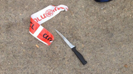 Tatwaffe: Mit diesem Messer griff ein Palästinenser Israelis in Hebron an