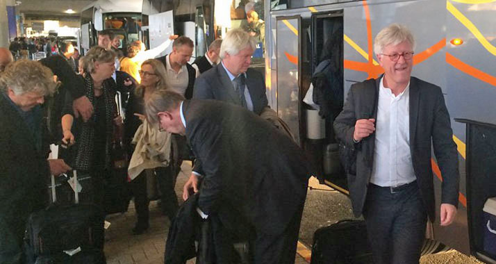 Nach der Ankunft in Tel Aviv reisten die Vertreter der EKD und der Bischofskonferenz weiter nach Tabgha am See Genezareth