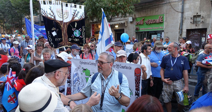 Zum Laubhüttenfest der ICEJ kommen jedes Jahr Tausende Christen aus aller Welt nach Jerusalem