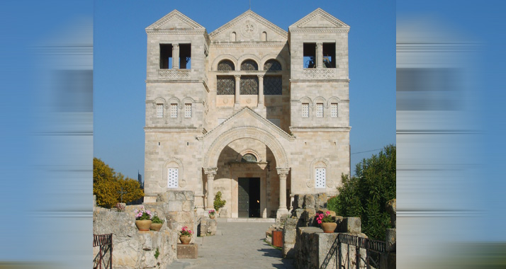 Die Verklärungskirche liegt auf dem Berg Tabor