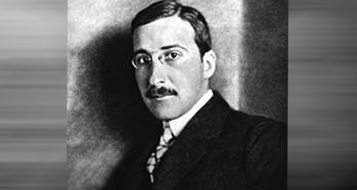 Stefan Zweig im Jahr 1912