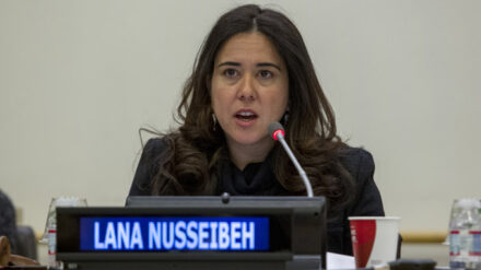 Beklagt sich federführend über den Iran: Die UN-Botschafterin der Vereinigten Arabischen Emirate Lana Nusseibeh