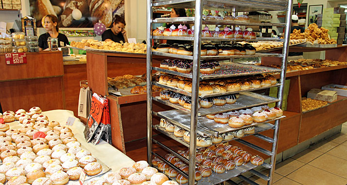 Sufganiot gibt es zum Fest in zahlreichen Variationen