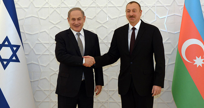 Benjamin Netanjahu besucht den aserbaidschanischen Präsidenten Ilham Alijev in Baku