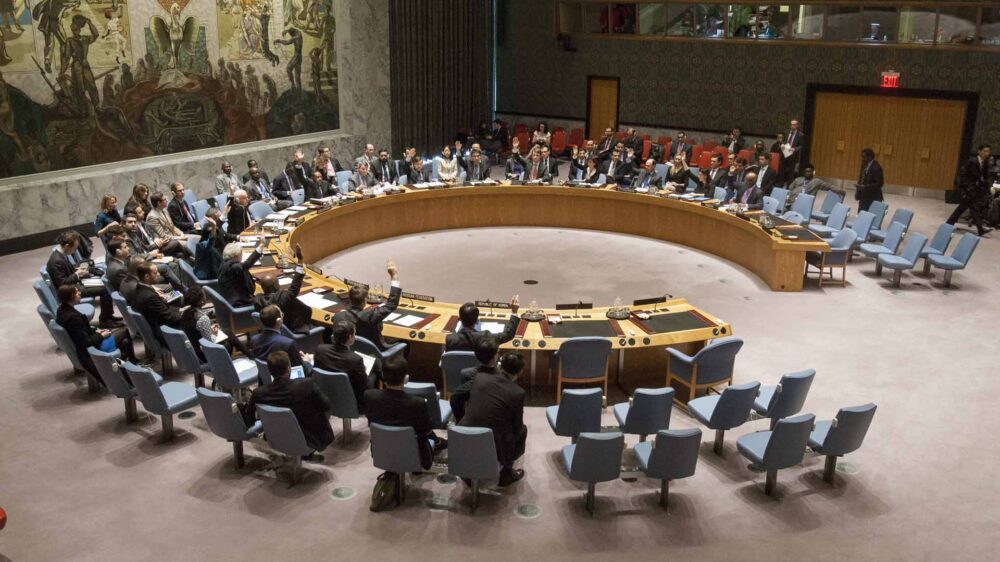 Der Sicherheitsrat setzt sich derzeit mit einem Resolutionsentwurf der Palästinenser auseinander (Archivbild)