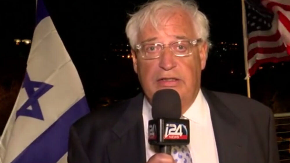 David Friedman, hier während eines TV-Interviews im Wahlkampf, soll US-Botschafter in Israel werden