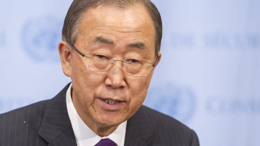 Noch bis Ende des Jahres im Amt: UN-Generalsekretär Ban Ki-Moon