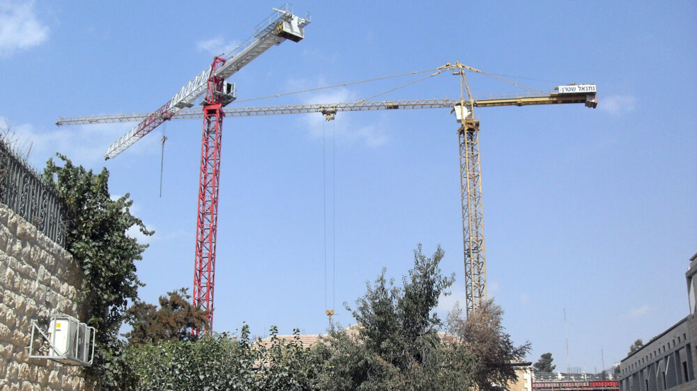 Die Palästinenser dürfen unter anderem im israelischen Baugewerbe arbeiten