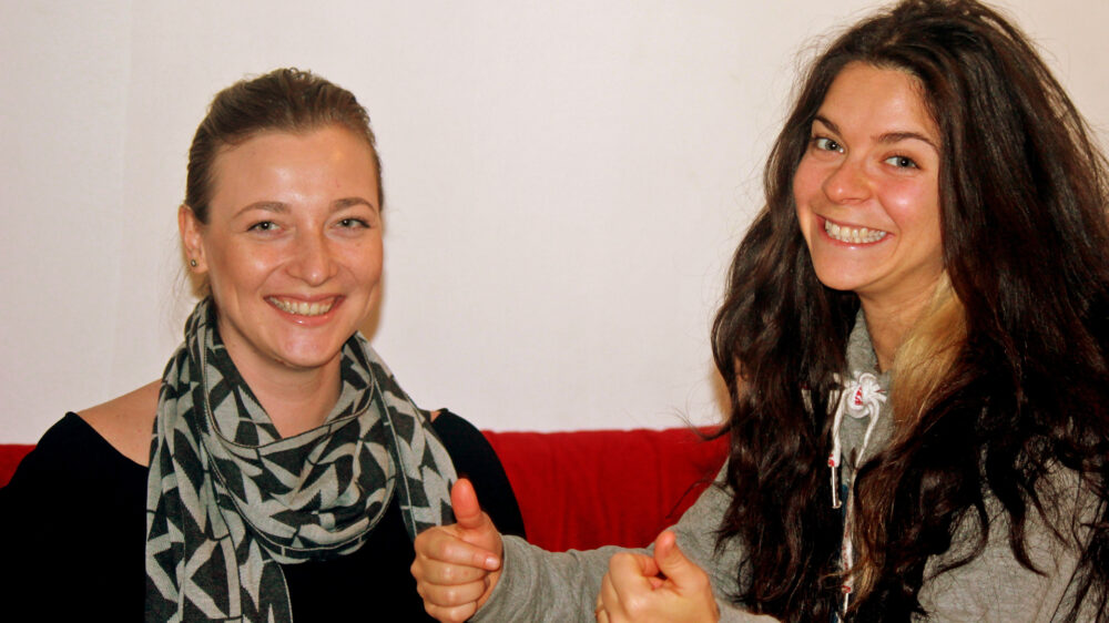 Katja (l.) und Lili haben in Israel ihre Heimat gefunden