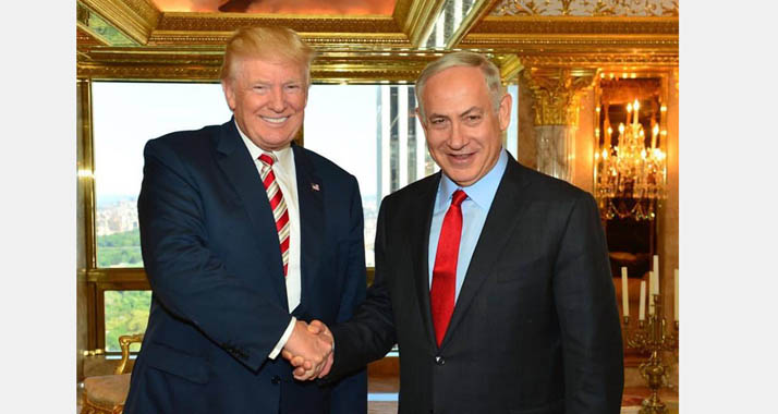 Man kennt sich: Israels Premier Netanjahu wurde im September beim damaligen Präsidentschaftskandidaten Trump in New York vorstellig