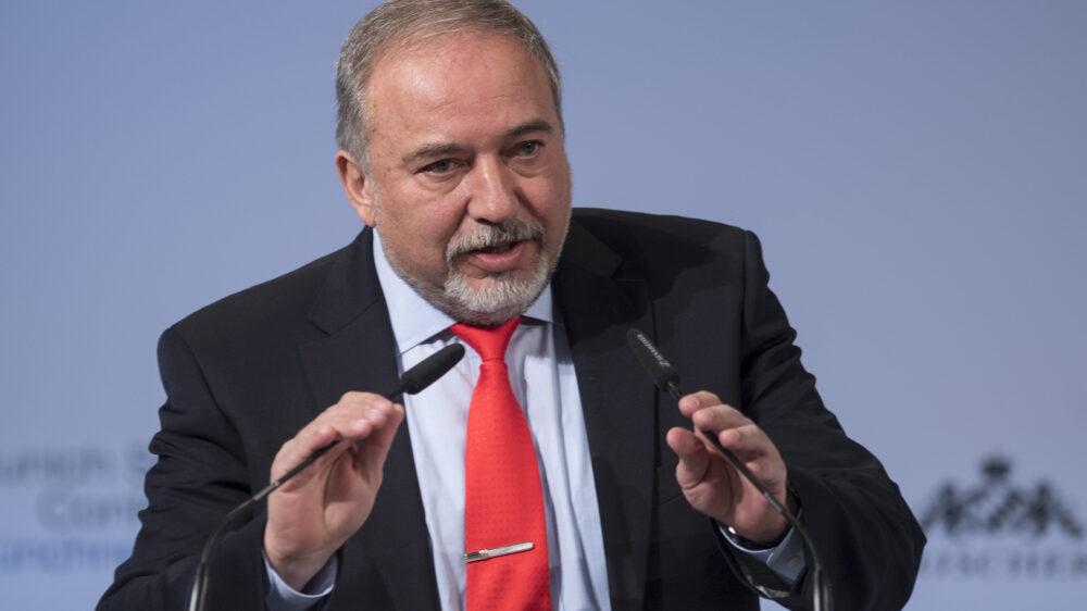 Israels Außenminister Lieberman sprach am Sonntag in München