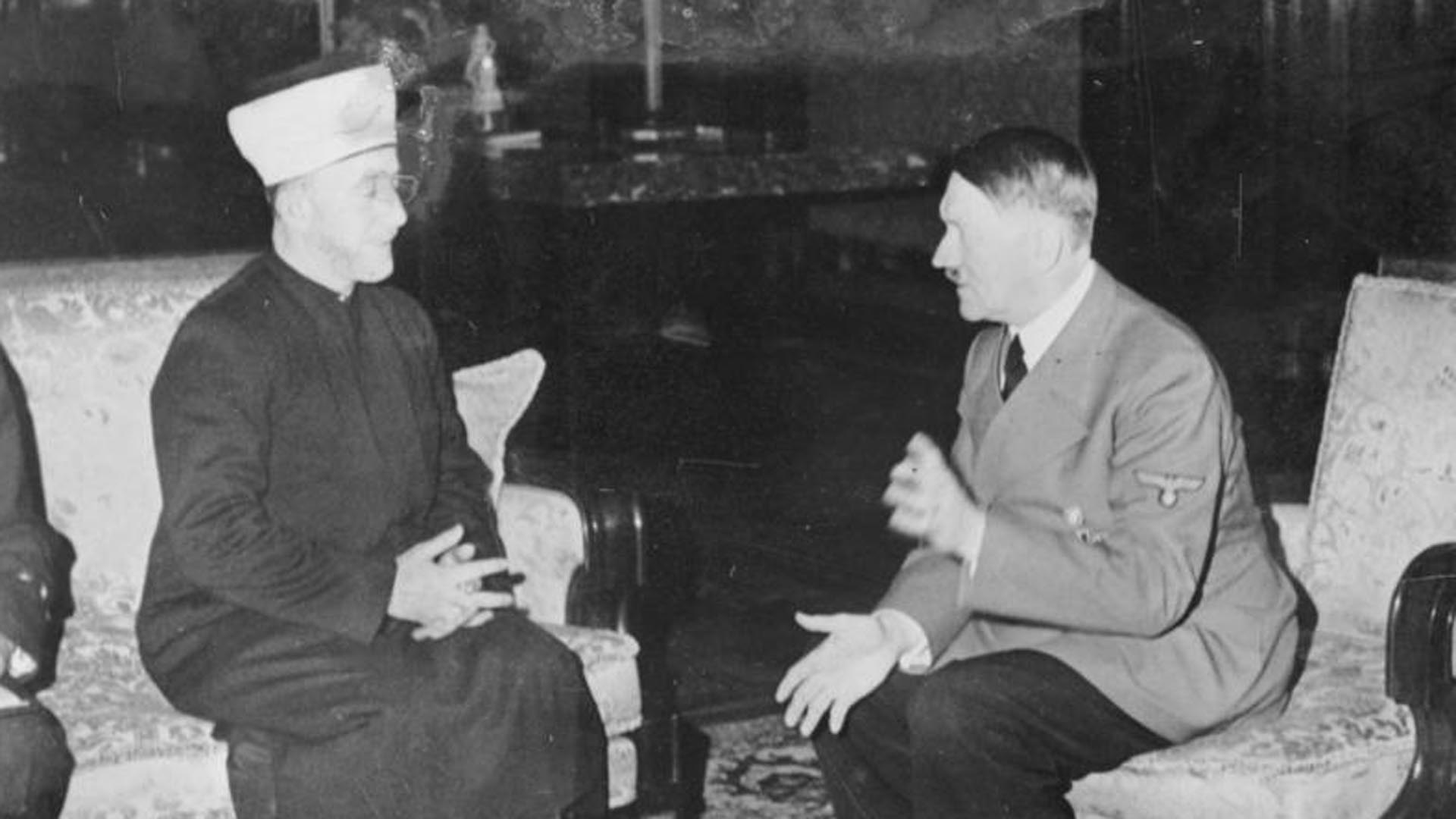Antisemiten unter sich: Hitler (r.) empfing Al-Husseini am 28. November 1941