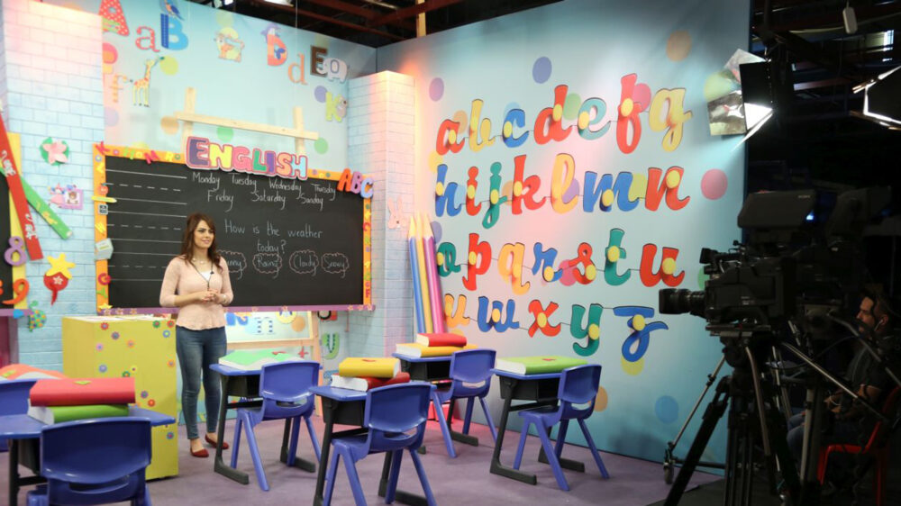 Will mit einem Schulfernsehsender rund um die Uhr die Bildung der Flüchtlinge fördern: der Fernsehsender „SAT-7“