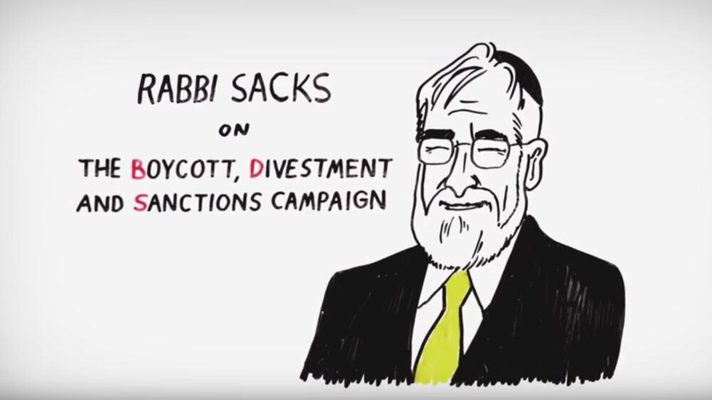 Unter jungen Menschen im Internet beliebt: Der Rabbiner Jonathan Sacks analysiert im YouTube-Video die anti-israelische BDS-Bewegung
