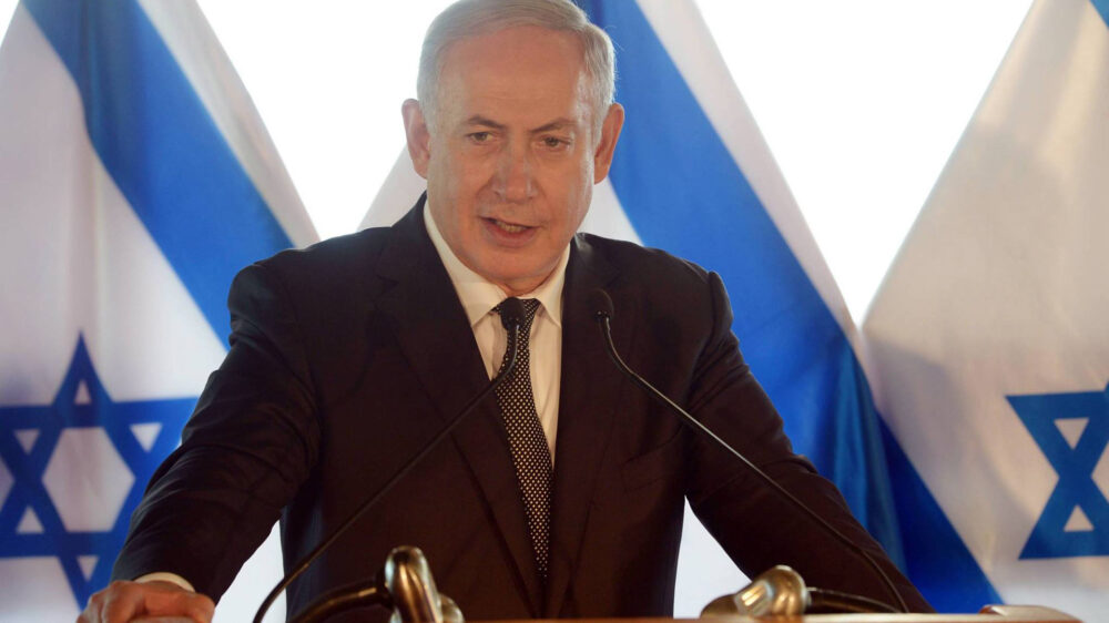 Premier Benjamin Netanjahu reagiert auf den Giftgasangriff in Syrien