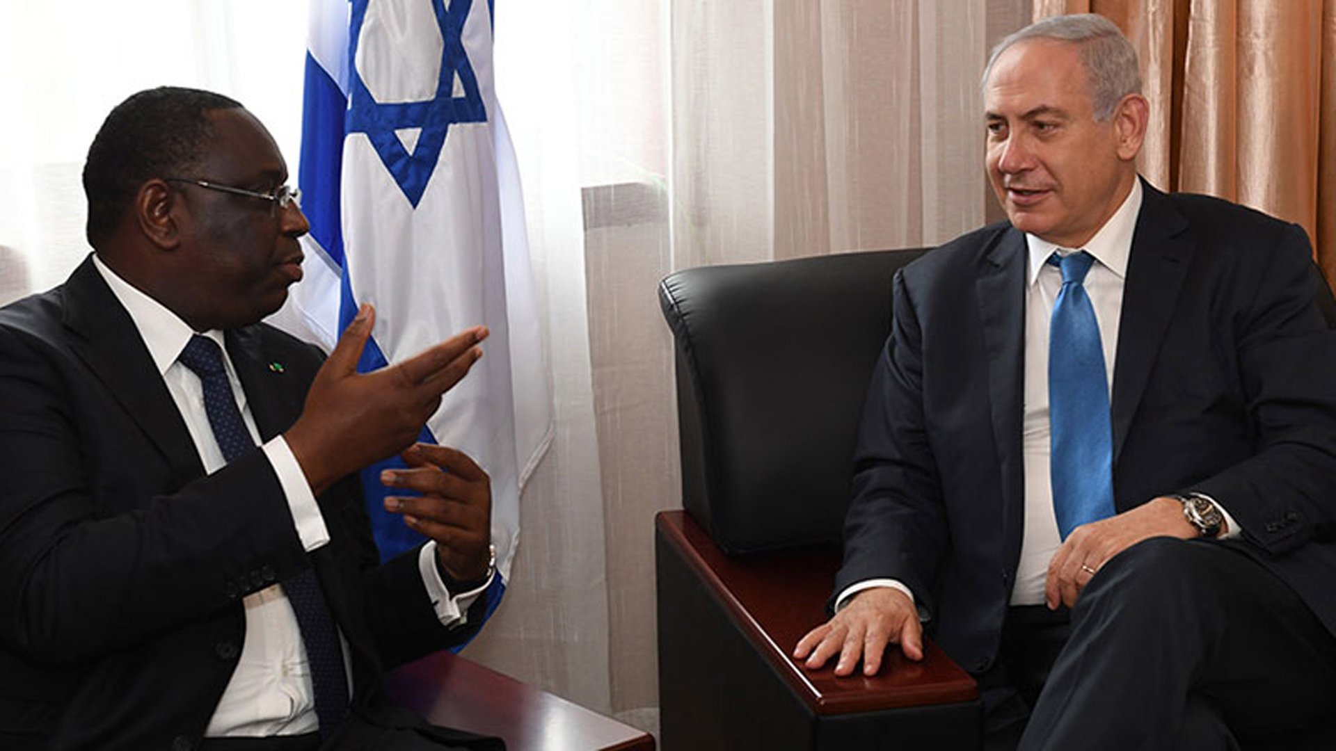 Der senegalesische Präsident Macky Sall und Israels Premier Benjamin Netanjahu