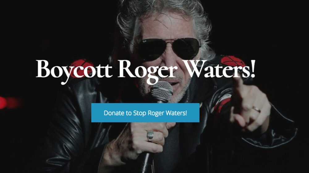 „Boykottieren Sie Roger Waters!“: Dieser Aufruf findet sich auf wedontneednorogerwaters.com, der Homepage der Kampagne gegen Roger Waters