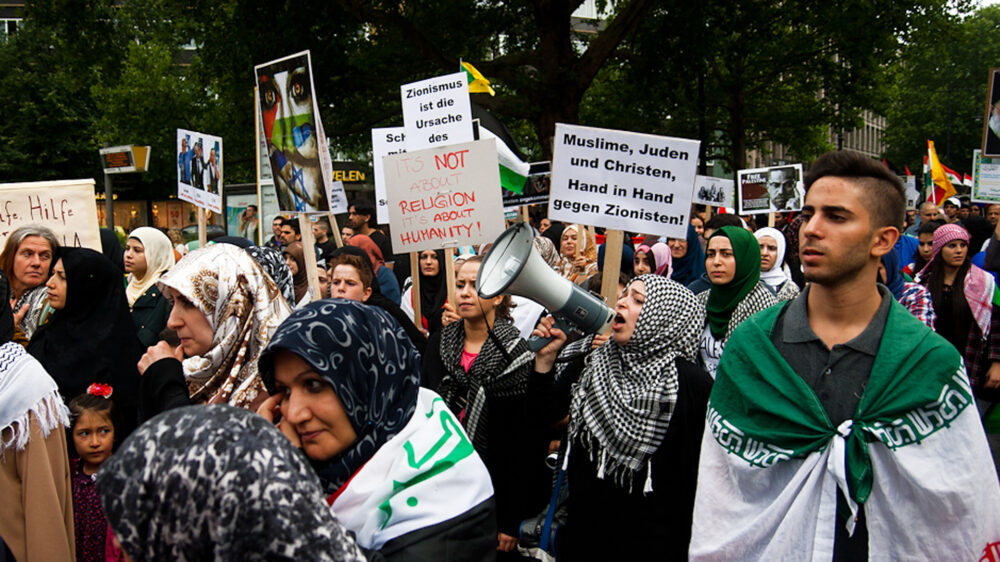 Anti-israelische Demonstration in Berlin: Auch dieses Phänomen wird in der Dokumentation beleuchtet