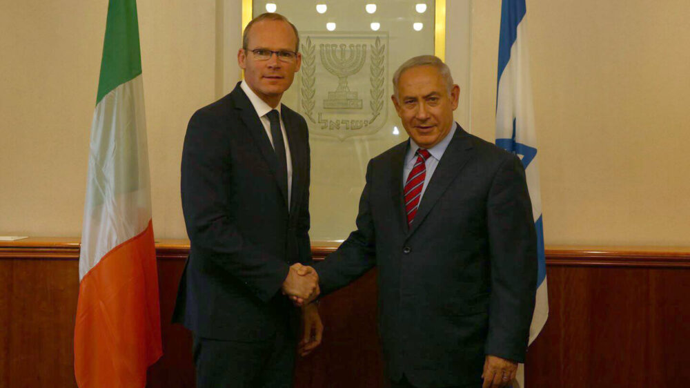 Der neue irische Außenminister Coveney trifft Premier Netanjahu in Jerusalem
