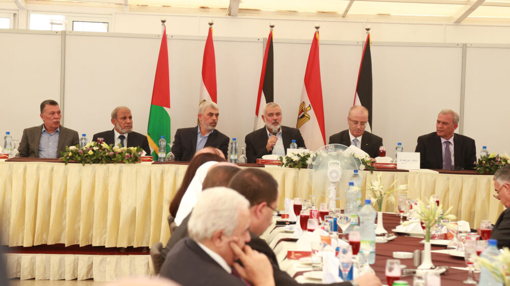 Vertreter der Hamas und der Autonomiebehörde tagten am Dienstag gemeinsam im Gazastreifen